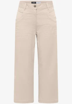 High Waist broek met uitlopende pijpen in Loose Fit