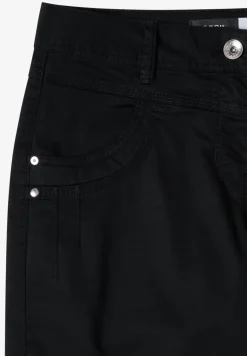 High Waist broek met uitlopende pijpen in Loose Fit
