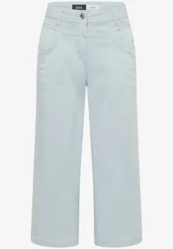 High Waist broek met uitlopende pijpen in Loose Fit