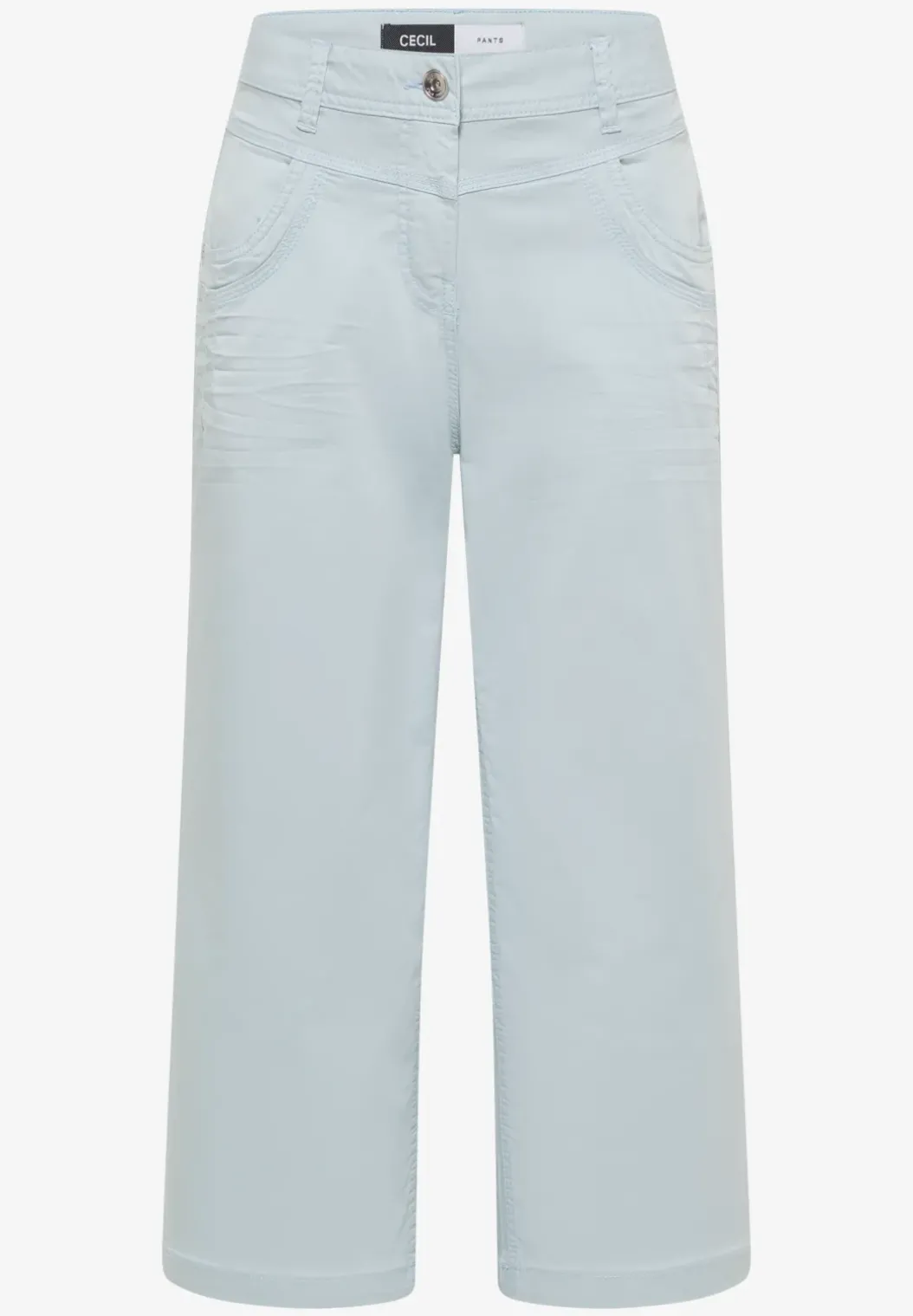High Waist broek met uitlopende pijpen in Loose Fit
