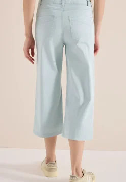 High Waist broek met uitlopende pijpen in Loose Fit