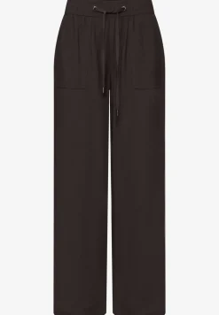 High Waist broek met wijde pijpen in Loose Fit