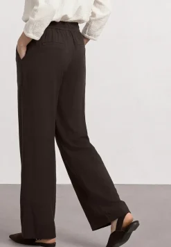 High Waist broek met wijde pijpen in Loose Fit