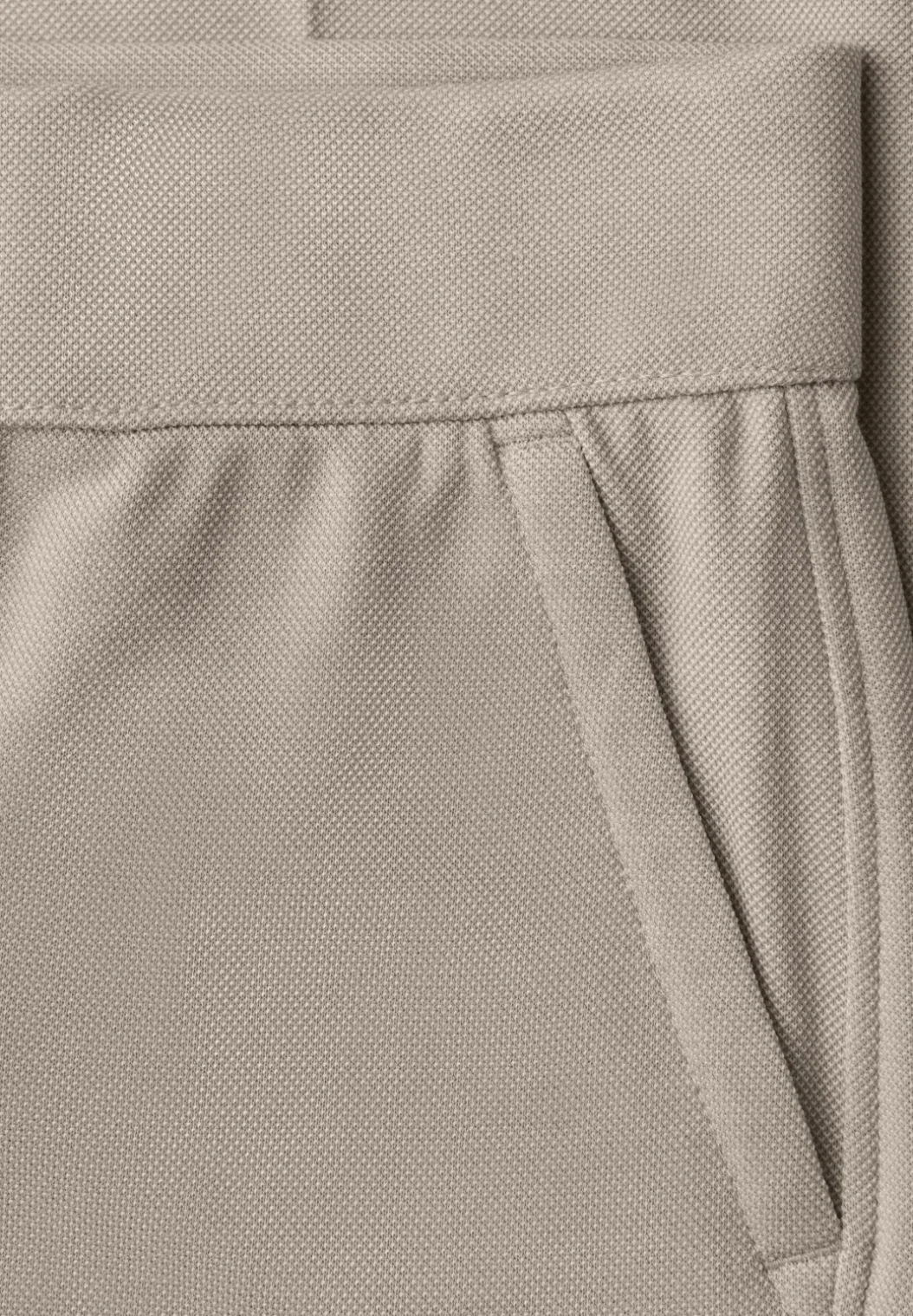 High Waist broek met wijde pijpen in casual pasvorm