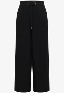 High Waist broek met wijde pijpen in Loose Fit