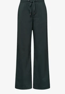 High Waist broek met wijde pijpen in Loose Fit