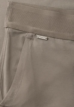 High Waist broek met wijde pijpen in Loose Fit