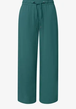 High Waist broek met wijde pijpen in Loose Fit