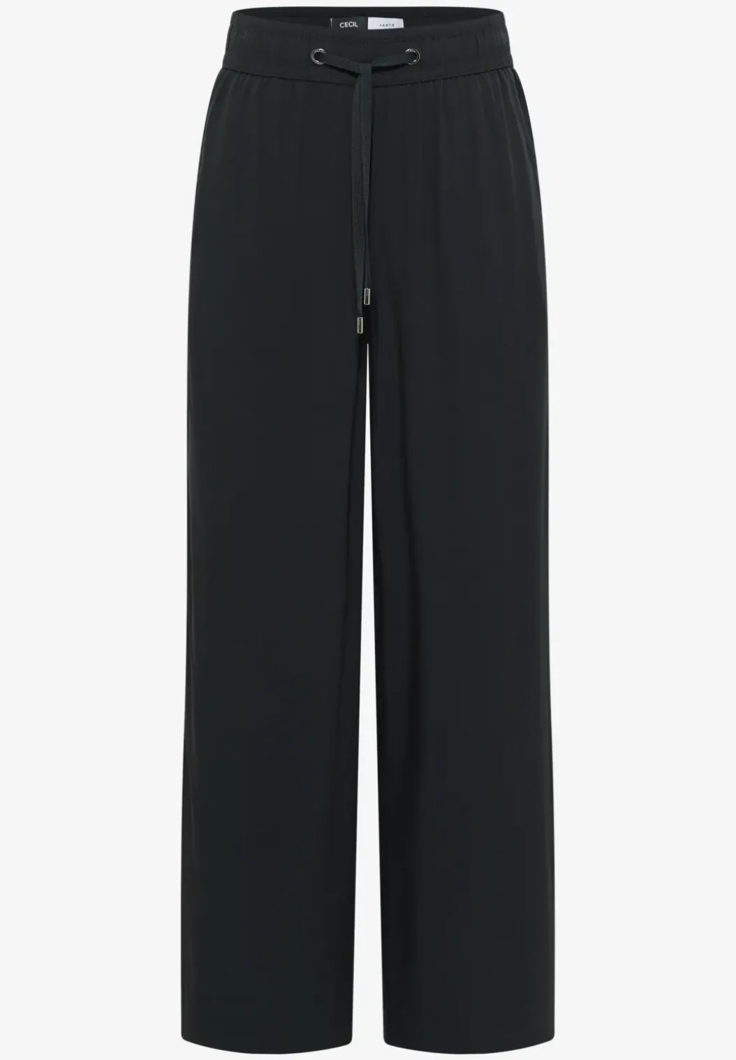 High Waist broek met wijde pijpen in Loose Fit