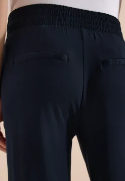 High Waist broek met wijde pijpen in Loose Fit