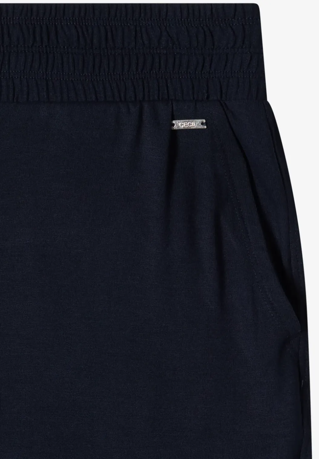 High Waist broek met wijde pijpen in Loose Fit