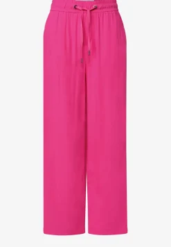 High Waist broek met wijde pijpen in Loose Fit
