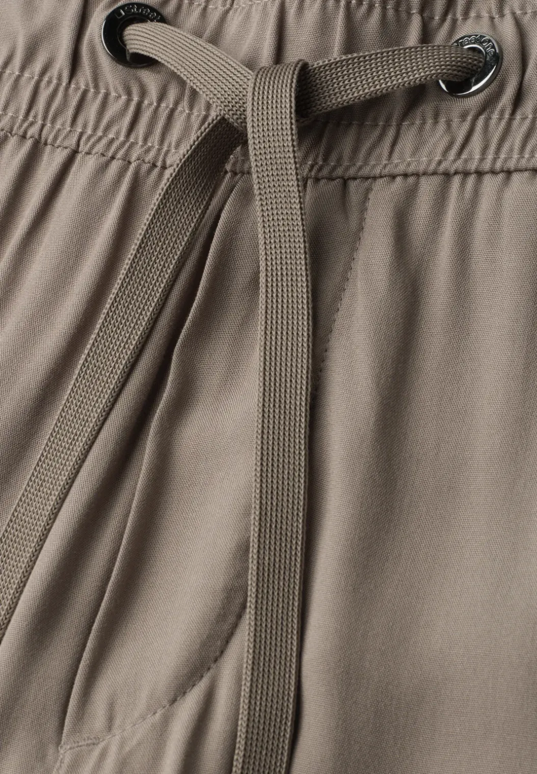 High Waist broek met wijde pijpen in Loose Fit
