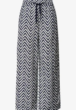 High Waist broek met wijde pijpen in Loose Fit