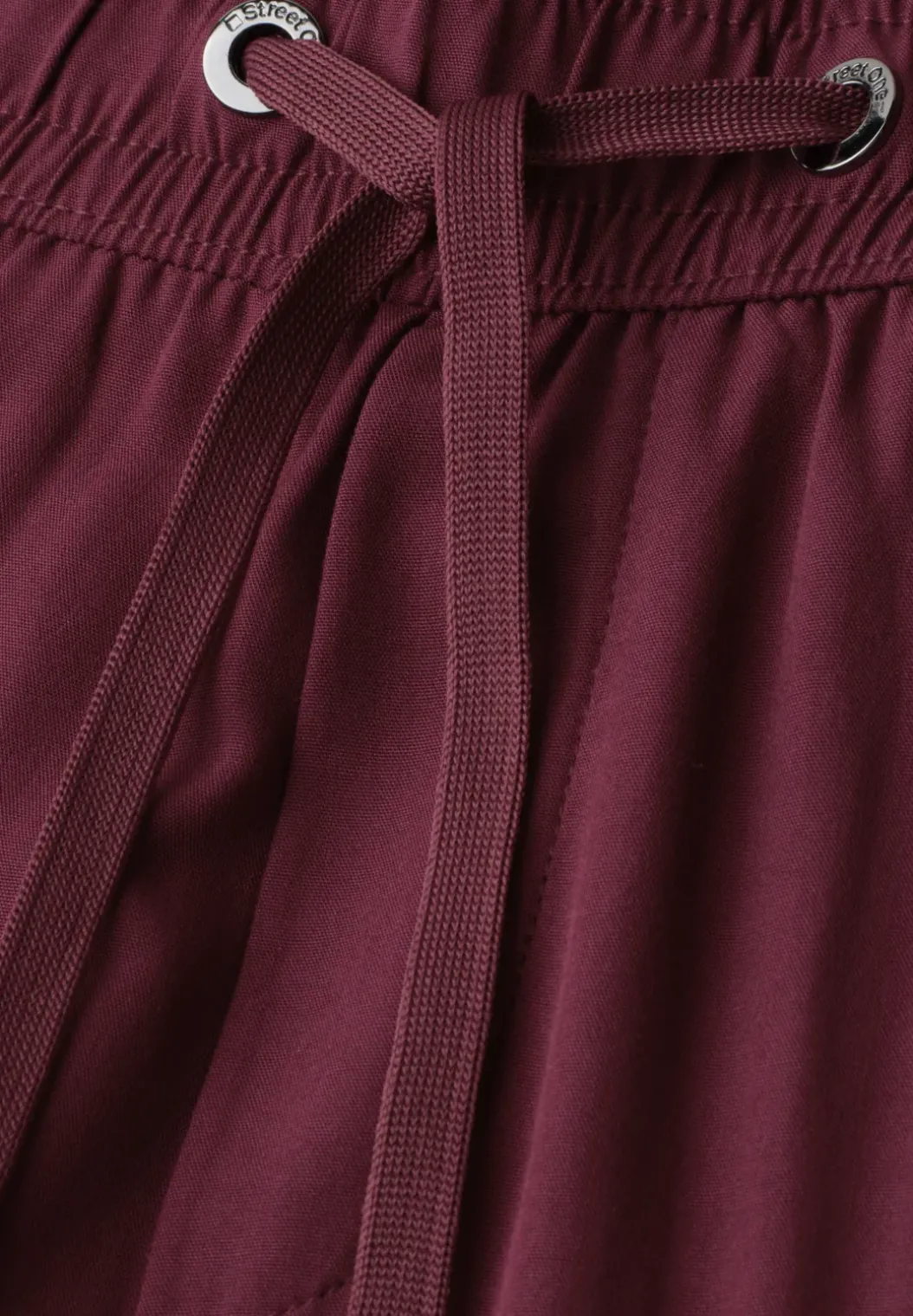 High Waist broek met wijde pijpen in Loose Fit