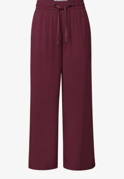 High Waist broek met wijde pijpen in Loose Fit