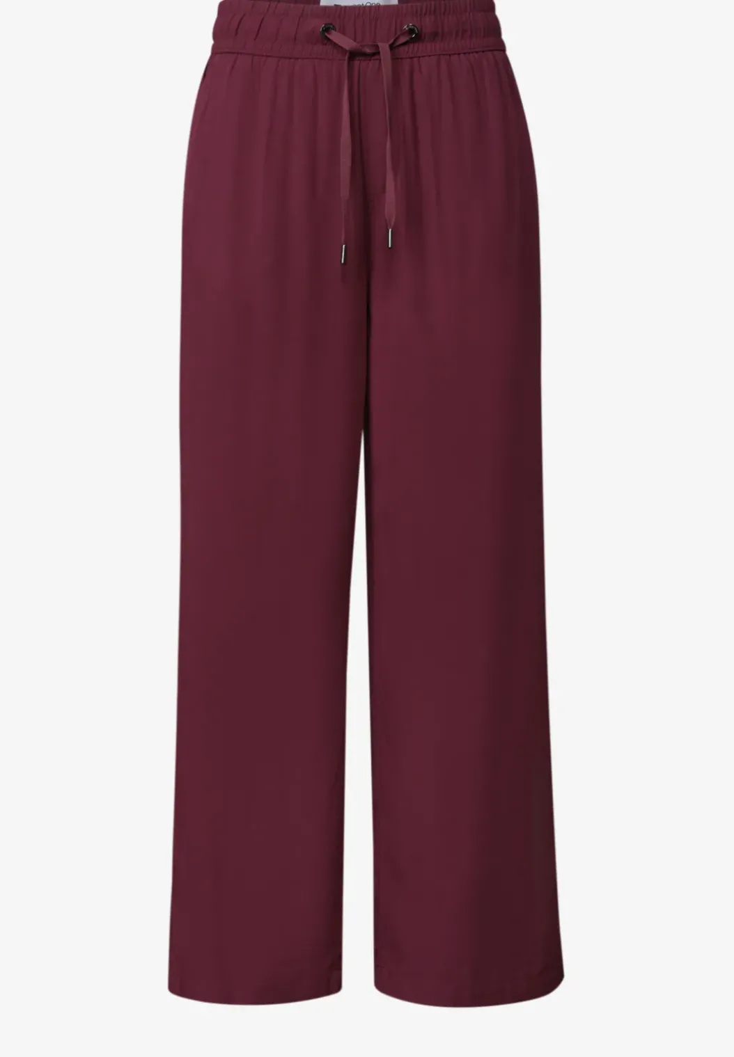 High Waist broek met wijde pijpen in Loose Fit