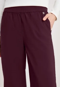 High Waist broek met wijde pijpen in Loose Fit