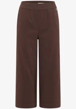 High Waist broek met wijde pijpen in Loose Fit