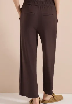 High Waist broek met wijde pijpen in Loose Fit