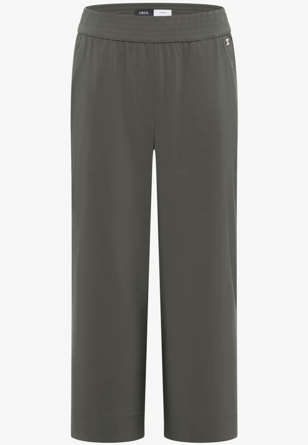 High Waist broek met wijde pijpen in Loose Fit