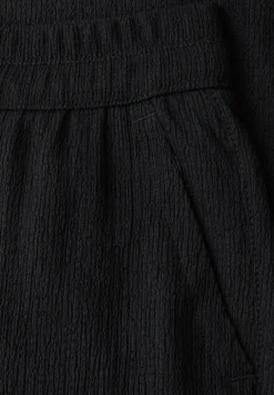 High Waist broek met wijde pijpen in casual pasvorm
