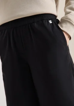 High Waist broek met wijde pijpen in Loose Fit