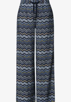 High Waist broek met wijde pijpen in Loose Fit