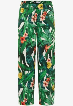 High Waist broek met wijde pijpen in Loose Fit