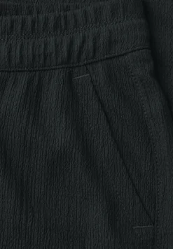 High Waist broek met wijde pijpen in casual pasvorm
