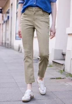 High Waist kick flare broek in Slim Fit
