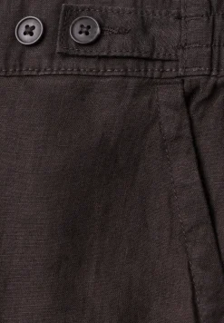 High Waist linnen broek met Wide Legs