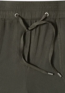 High Waist shorts met Wide Legs en structuur