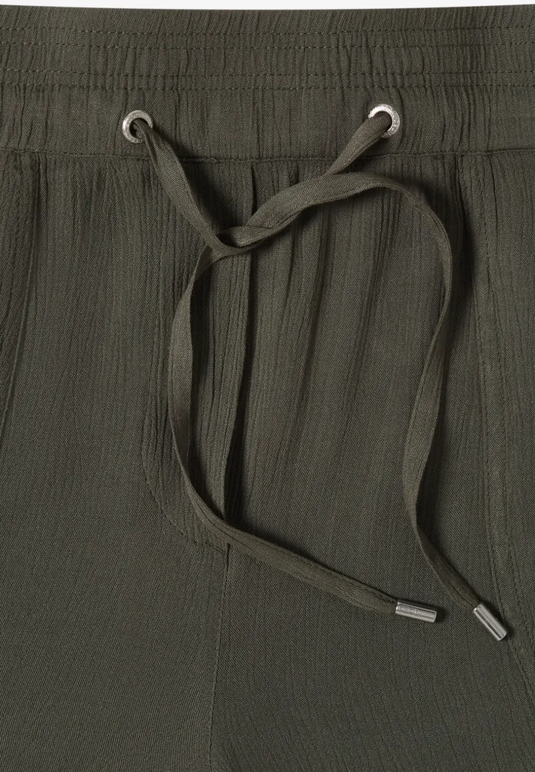 High Waist shorts met Wide Legs en structuur