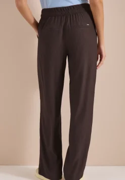 High Waist straight legs broek in Loose Fit