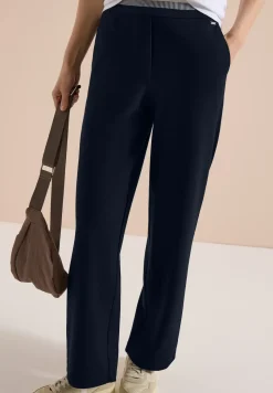 High Waist straight legs broek in Loose Fit