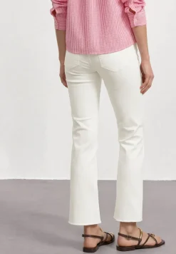 High Waist jeans met uitlopende pijpen in Slim Fit