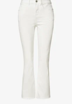 High Waist jeans met uitlopende pijpen in Slim Fit