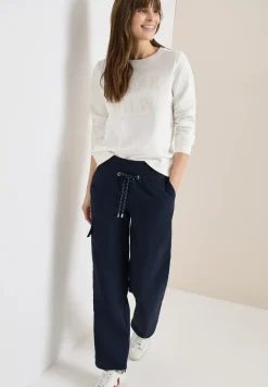 High Waist straight legs broek in Loose Fit