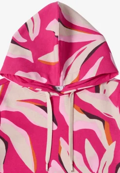 Hoodie met bloemenpatroon