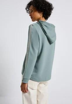Hoodie met gallon strepen