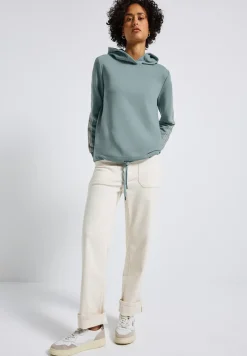 Hoodie met gallon strepen