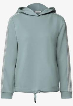 Hoodie met gallon strepen