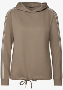 Hoodie met gallon strepen