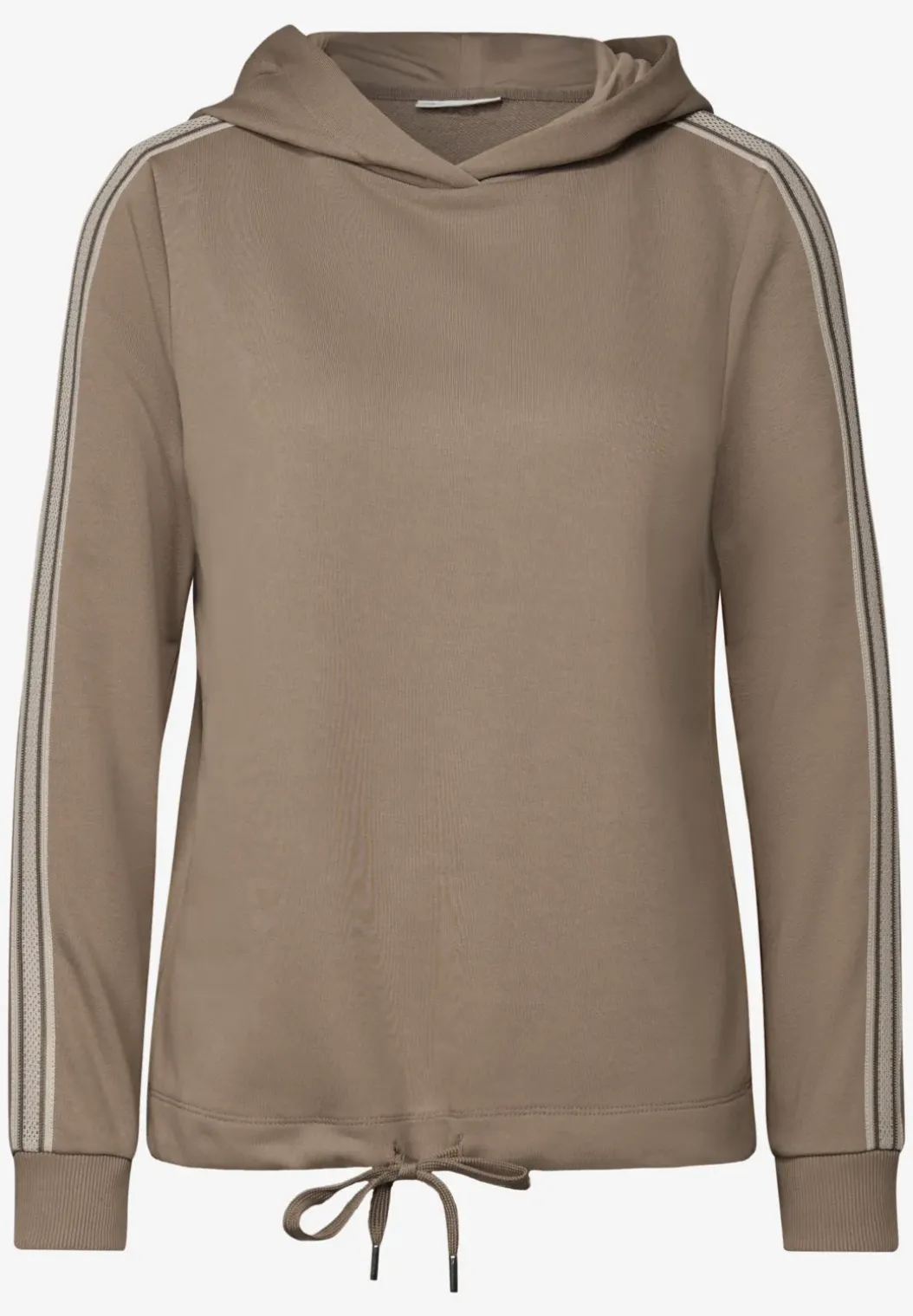 Hoodie met gallon strepen