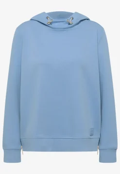 Hoodie met ritsdetails