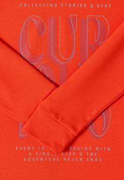 Hoodie shirt met print