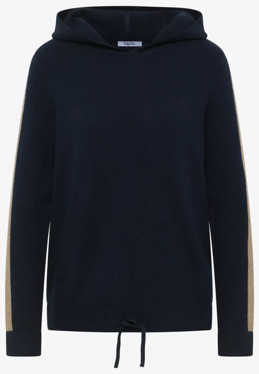 Hoodie met gallon strepen