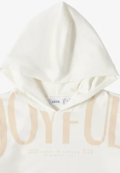 Hoodie met tekst
