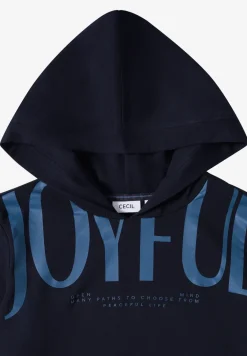 Hoodie met tekst